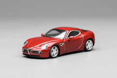 (Pre-Order) 1/64 Motorhelix M69051 Alfa Romeo 8C Competizione 2008 Rosso Alfa