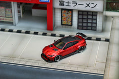 (Pre-Order) 1/64 Street Weapon SWBM4TRC BMW M4 G82 Transparent Red/ Carbon Top