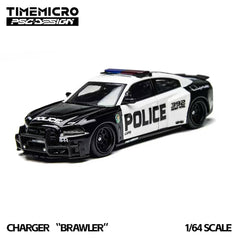 (Pre-Order) 1/64 Time Micro TM648201 Dodge Charger Brawler LSPD Police