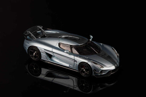 (Pre-Order) 1/64 SC Art SCAKRIBC Koenigsegg Regera Ice Blue/ Carbon Fiber