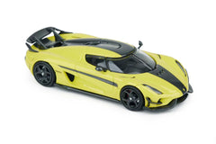(Pre-Order) 1/64 SC Art SCAKRYC Koenigsegg Regera Yellow/ Carbon Fiber