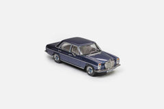 (Pre-Order) 1/64 Maxwell MMB200BL Mercedes-Benz 200 W114 Metallic Blue