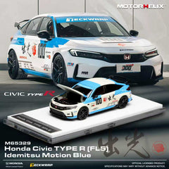 (Pre-Order) 1/64 Motorhelix M65329 Honda Civic Type R FL5 Idemitsu Motion Blue