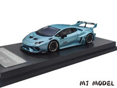 (Pre-Order) 1/64 MJ Model MJLHIB Lamborghini Huracan LP610 GT Ice Blue