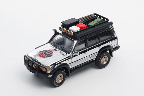 (Pre-Order) 1/64 GCD 616 Toyota Land Cruiser LC80 Chrome Silver