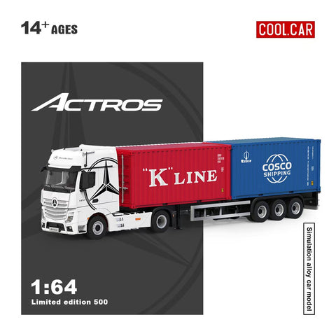 (Pre-Order) 1/64 Cool Car CC646738 Mercedes-Benz Actros White