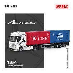 (Pre-Order) 1/64 Cool Car CC646738 Mercedes-Benz Actros White