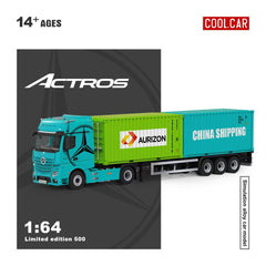 (Pre-Order) 1/64 Cool Car CC646740 Mercedes-Benz Actros Blue