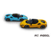 (Pre-Order) 1/64 MJ Model MJFSF90BLY Ferrari SF90 Stradale Blue w/ Yellow Stripe