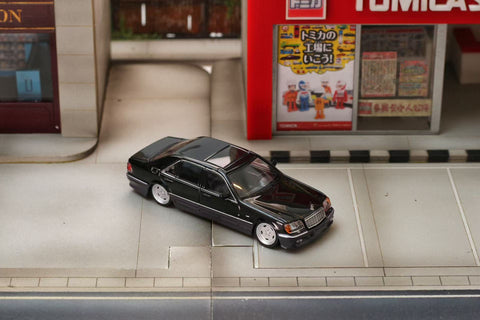 (Pre-Order) 1/64 Street Weapon SWMBSW140BKG Mercedes-Benz S-Class S600 W140 Black/ Grey