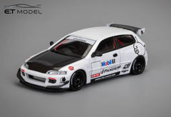 (Pre-Order) 1/64 ET Model ETHCEG6M1 Pandem Civic EG6 Mobil 1