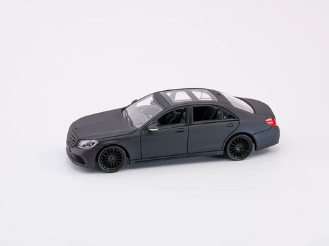 (Pre-Order) 1/64 King Model KMMAS65LMBK Mercedes-AMG S65L V12 Matte Black