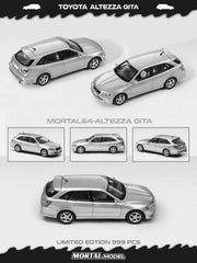 (Pre-Order) 1/64 Mortal MTAGS Toyota Altezza Gita AS300 (JCE10) Silver