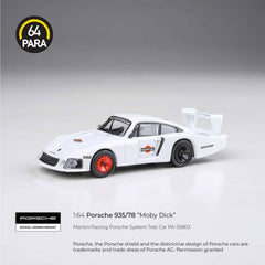 (Pre-Order) 1/64 PARA64 PA-55803 Porsche 935/78 Moby Dick Martini Racing Porsche System Test Car