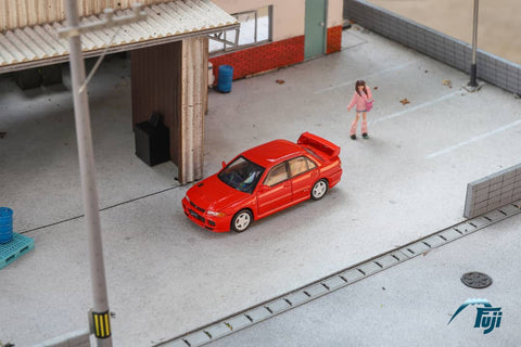 (Pre-Order) 1/64 Fuji FMLEVO3R Mitsubishi Lancer Evolution 3 GSR Red