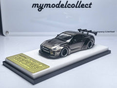 (Pre-Order) 1/64 Model Collect MCNR35CBBK Nissan GT-R R35 Chrome Brushed Black