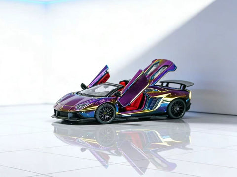 (Pre-Order) 1/64 Rhino Model RMLACM Lamborghini Aventador LP720-4 Chrome Magic