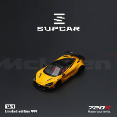 (Pre-Order) 1/64 SupCar SC64046 McLaren 720S Volcano Yellow