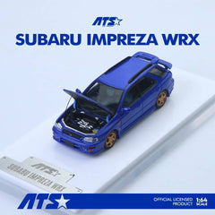 (Pre-Order) 1/64 ATS Models ATS881501 Subaru Impreza WRX Wagon Metallic Blue