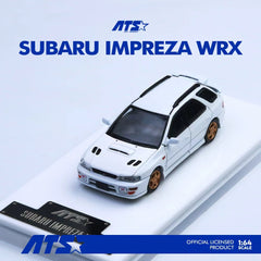 (Pre-Order) 1/64 ATS Models ATS881503 Subaru Impreza WRX Wagon White