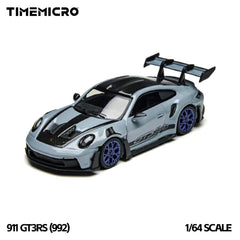 (Pre-Order) 1/64 Time Micro TM644648 Porsche 992 GT3 RS Polar Grey