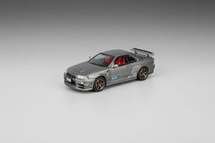 (Pre-Order) 1/64 Shadow 236 Nissan Skyline GT-R R34 Z-Tune Gun Grey