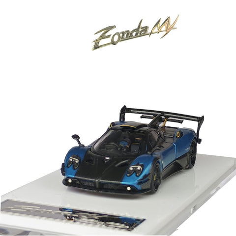 (Pre-Order) 1/64 Rhino Model RMPZCBL Pagani Zonda 760 MY Carbon Blue