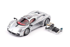 1/64 Hone Model HMPUCMS Pagani Utopia Chrome Matte Silver