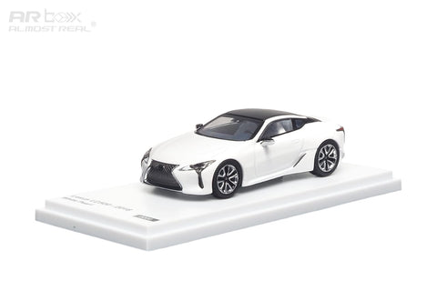 (Pre-Order) 1/64 Almost Real 670305001 Lexus LC500 2018 White Pearl