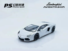 (Pre-Order) 1/64 Phantom Speed PSLAW Lamborghini Aventador LP700-4 White