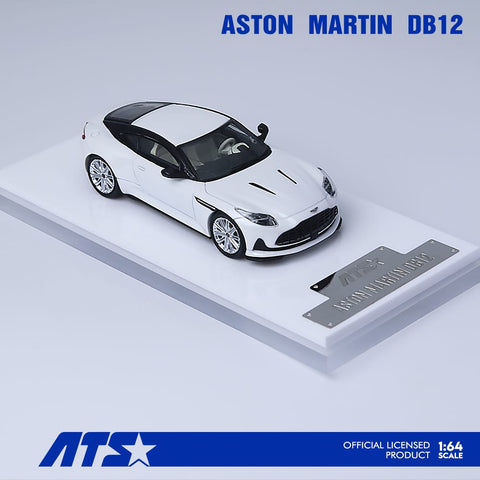 (Pre-Order) 1/64 ATS Models ATS881301 Aston Martin DB12 Pearl White