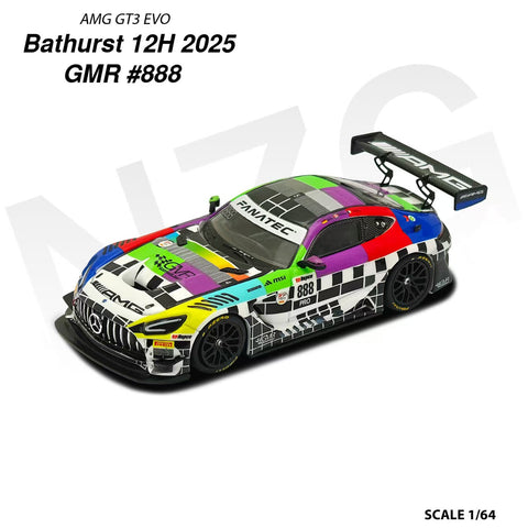 (Pre-Order) 1/64 KILO Works 114600001 Mercedes-AMG GT3 Evo II Team GMR Bathurst 12h 2025 #888