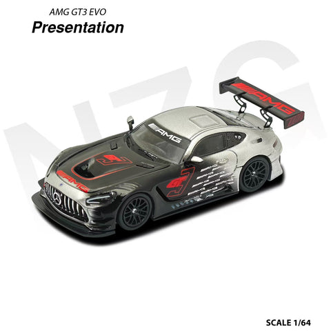 (Pre-Order) 1/64 KILO Works 114600005 Mercedes-AMG GT3 Evo II Presentation Black
