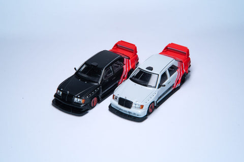 (Pre-Order) 1/64 Rhino Model RMMBW124W Mercedes-Benz W124 White