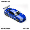 (Pre-Order) 1/64 Time Micro TM800507 Nissan Skyline GT-R R34 Pasion Blue