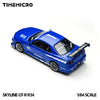 (Pre-Order) 1/64 Time Micro TM800507 Nissan Skyline GT-R R34 Pasion Blue