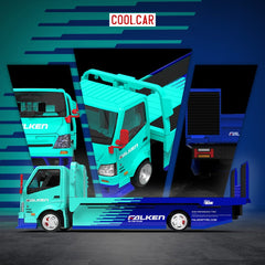 (Pre-Order) 1/64 Cool Car CC647232 Hino 300 Tow Truck Falken