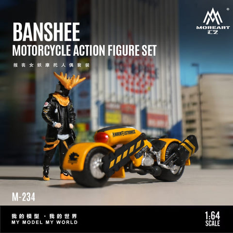 (Pre-Order) 1/64 MoreArt MO222234 Banshee Motorcycle Action Figure