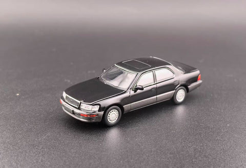 (Pre-Order) 1/64 FineWorks64 FWLLS400BKG2 Lexus LS400 Black/ Grey