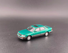 (Pre-Order) 1/64 FineWorks64 FWLLS400GG Lexus LS400 Green/ Grey
