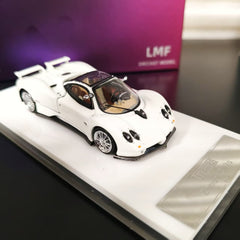 (Pre-Order) 1/64 LeManFang LMFPZLW Pagani Zonda C12 Luminous White