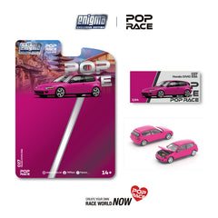 (Pre-Order) 1/64 Pop Race PRE027 Honda Civic EG6 Pink