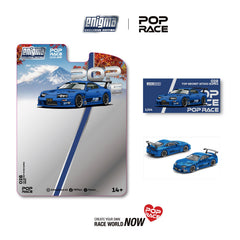 (Pre-Order) 1/64 Pop Race PRE028 Top Secret Supra GT500 (A80) Blue