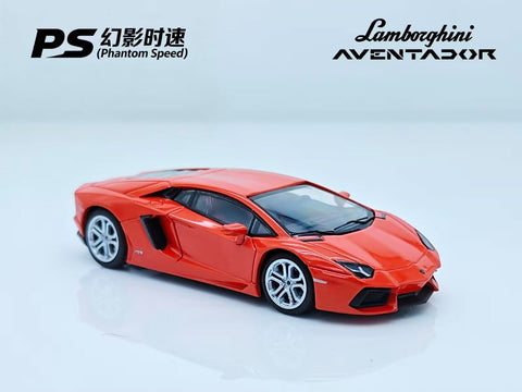 (Pre-Order) 1/64 Phantom Speed PSLAO Lamborghini Aventador LP700-4 Orange