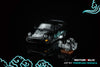 (Pre-Order) 1/64 Motorhelix M62102 RWB 964 Silver-Fenix Black w/ Magnetic Air-Cooled Engine