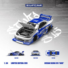 (Pre-Order) 1/64 SupCar SC646011 Nissan Silvia S15 Axis #33