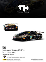 (Pre-Order) 1/64 Trends Hobby 128 Lamborghini Huracan GT3 Evo2 GRT 2025 DTM #63