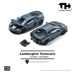 (Pre-Order) 1/64 Trends Hobby 125 Lamborghini Temerario Matte Blue