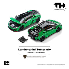 (Pre-Order) 1/64 Trends Hobby 126 Lamborghini Temerario Green