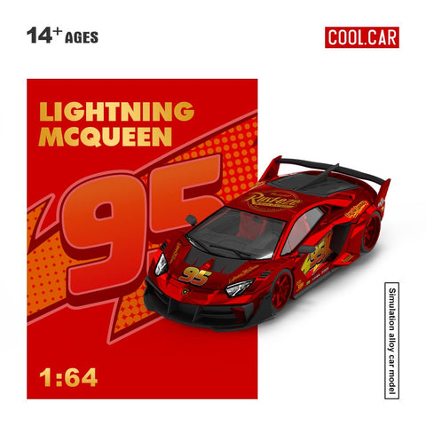 (Pre-Order) 1/64 Cool Car CC643832 Lamborghini Aventador LP700-4 GT Evo McQueen #95